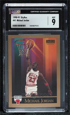 1990-91 Skybox - [Base] #41 - Michael Jordan [CGC 9 Mint]