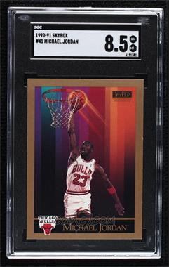 1990-91 Skybox - [Base] #41 - Michael Jordan [SGC 8.5 NM/Mt+]