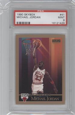 1990-91 Skybox - [Base] #41 - Michael Jordan [PSA 9 MINT]