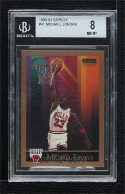 1990-91 Skybox - [Base] #41 - Michael Jordan [BGS 8 NM‑MT]