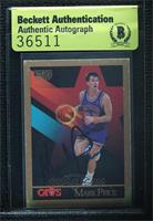 Mark Price [BAS Beckett Auth Sticker]