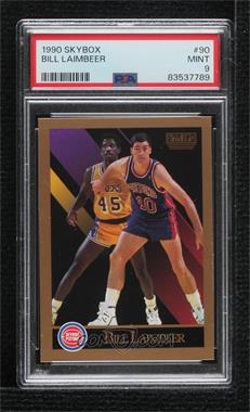 1990-91 Skybox - [Base] #90 - Bill Laimbeer [PSA 9 MINT]