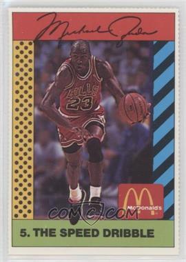 1990 McDonald's Sports Illustrated for Kids Sports Tips - Michael Jordan - Pink Stripe Back #5 - Michael Jordan