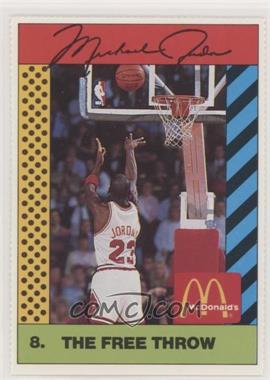 1990 McDonald's Sports Illustrated for Kids Sports Tips - Michael Jordan - Pink Stripe Back #8 - Michael Jordan
