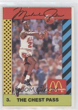 1990 McDonald's Sports Illustrated for Kids Sports Tips - Michael Jordan - Red Stripe Back #3 - Michael Jordan