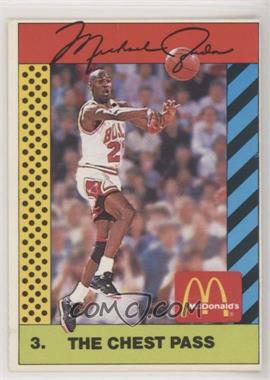 1990 McDonald's Sports Illustrated for Kids Sports Tips - Michael Jordan - Red Stripe Back #3 - Michael Jordan