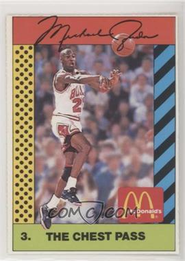 1990 McDonald's Sports Illustrated for Kids Sports Tips - Michael Jordan - Red Stripe Back #3 - Michael Jordan