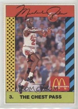 1990 McDonald's Sports Illustrated for Kids Sports Tips - Michael Jordan - Red Stripe Back #3 - Michael Jordan