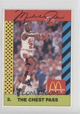 1990 McDonald's Sports Illustrated for Kids Sports Tips - Michael Jordan - Red Stripe Back #3 - Michael Jordan