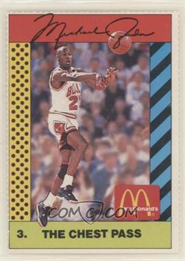 1990 McDonald's Sports Illustrated for Kids Sports Tips - Michael Jordan - Red Stripe Back #3 - Michael Jordan