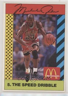 1990 McDonald's Sports Illustrated for Kids Sports Tips - Michael Jordan - Red Stripe Back #5 - Michael Jordan