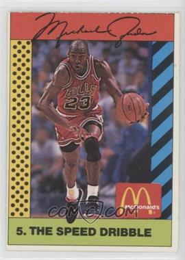 1990 McDonald's Sports Illustrated for Kids Sports Tips - Michael Jordan - Red Stripe Back #5 - Michael Jordan