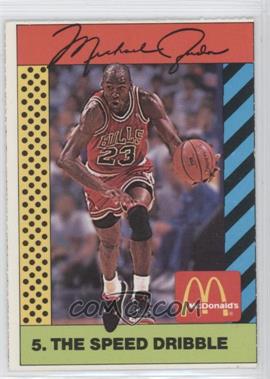 1990 McDonald's Sports Illustrated for Kids Sports Tips - Michael Jordan - Red Stripe Back #5 - Michael Jordan