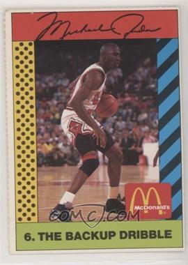 1990 McDonald's Sports Illustrated for Kids Sports Tips - Michael Jordan - Red Stripe Back #6 - Michael Jordan