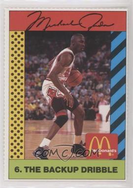 1990 McDonald's Sports Illustrated for Kids Sports Tips - Michael Jordan - Red Stripe Back #6 - Michael Jordan