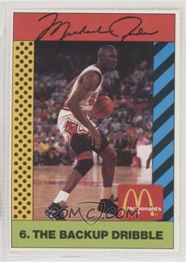 1990 McDonald's Sports Illustrated for Kids Sports Tips - Michael Jordan - Red Stripe Back #6 - Michael Jordan