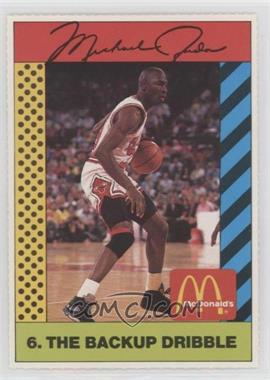 1990 McDonald's Sports Illustrated for Kids Sports Tips - Michael Jordan - Red Stripe Back #6 - Michael Jordan