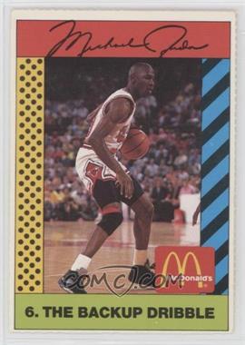 1990 McDonald's Sports Illustrated for Kids Sports Tips - Michael Jordan - Red Stripe Back #6 - Michael Jordan