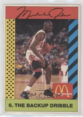 1990 McDonald's Sports Illustrated for Kids Sports Tips - Michael Jordan - Red Stripe Back #6 - Michael Jordan