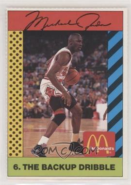 1990 McDonald's Sports Illustrated for Kids Sports Tips - Michael Jordan - Red Stripe Back #6 - Michael Jordan