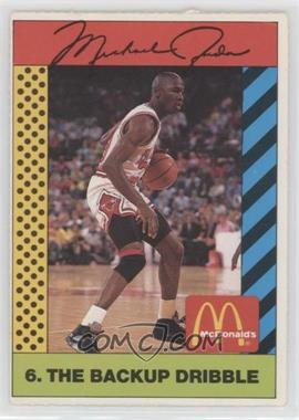 1990 McDonald's Sports Illustrated for Kids Sports Tips - Michael Jordan - Red Stripe Back #6 - Michael Jordan