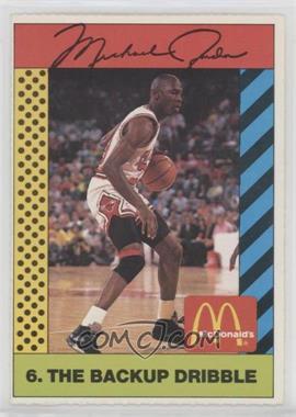 1990 McDonald's Sports Illustrated for Kids Sports Tips - Michael Jordan - Red Stripe Back #6 - Michael Jordan