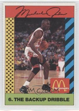 1990 McDonald's Sports Illustrated for Kids Sports Tips - Michael Jordan - Red Stripe Back #6 - Michael Jordan