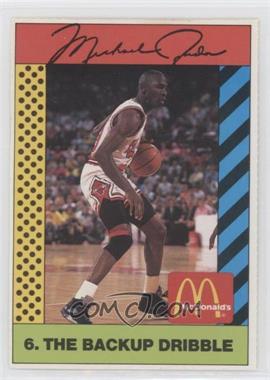 1990 McDonald's Sports Illustrated for Kids Sports Tips - Michael Jordan - Red Stripe Back #6 - Michael Jordan