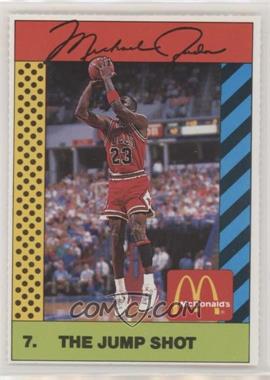 1990 McDonald's Sports Illustrated for Kids Sports Tips - Michael Jordan - Red Stripe Back #7 - Michael Jordan