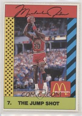 1990 McDonald's Sports Illustrated for Kids Sports Tips - Michael Jordan - Red Stripe Back #7 - Michael Jordan