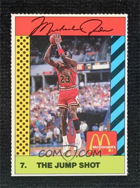 1990 McDonald's Sports Illustrated for Kids Sports Tips - Michael Jordan - Red Stripe Back #7 - Michael Jordan