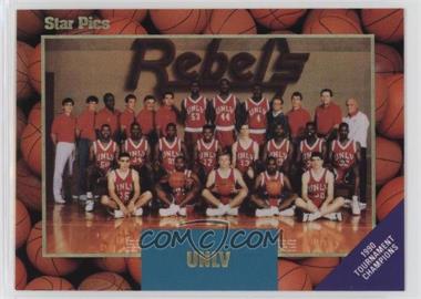 1990 Star Pics - [Base] - Medallion Edition #30 - 1990 Tournament Champions (UNLV Rebels Team) [EX to NM]