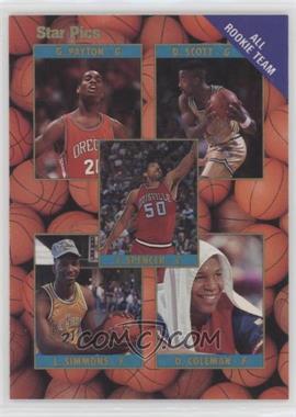 1990 Star Pics - [Base] - Medallion Edition #60 - Gary Payton, Felton Spencer, Lionel Simmons, Derrick Coleman, Dennis Scott