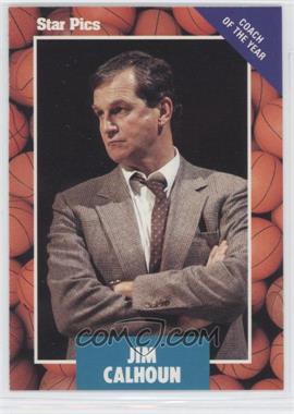 1990 Star Pics - [Base] #40 - Jim Calhoun