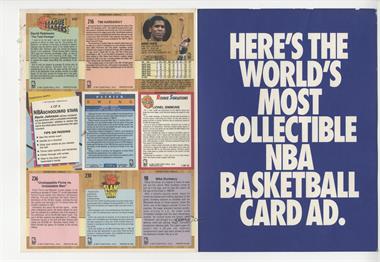 1991-92 Fleer - [Base] - Promotional Samples #_SHEET - Robert Parish, Tim Hardaway, David Robinson, Lionel Simmons, Patrick Ewing, Kevin Johnson, Mike Dunleavy Sr., Kenny Smith, All-Star Game [Poor to Fair]