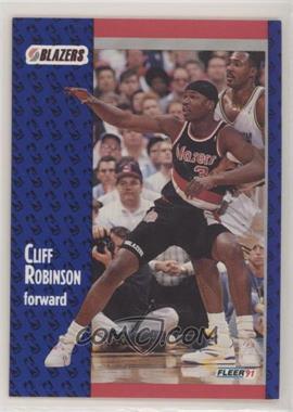 1991-92 Fleer - [Base] #172 - Cliff Robinson