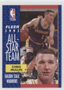 1991-92 Fleer - [Base] #218.1 - Chris Mullin (Yellow Back)