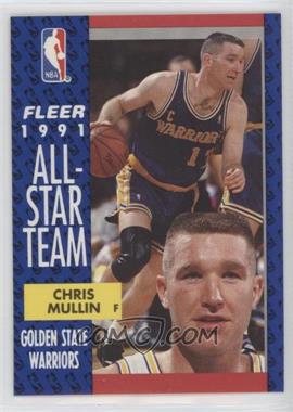 1991-92 Fleer - [Base] #218.1 - Chris Mullin (Yellow Back)