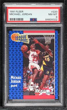 1991-92 Fleer - [Base] #220 - Michael Jordan [PSA 8 NM‑MT]