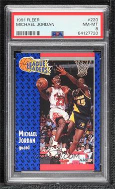 1991-92 Fleer - [Base] #220 - Michael Jordan [PSA 8 NM‑MT]