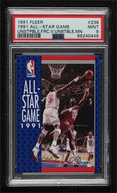 1991-92 Fleer - [Base] #236 - Patrick Ewing, Karl Malone [PSA 9 MINT]