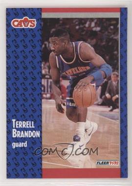 1991-92 Fleer - [Base] #262 - Terrell Brandon