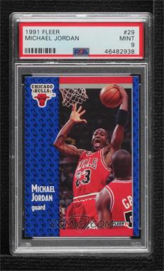 1991-92 Fleer - [Base] #29 - Michael Jordan [PSA 9 MINT]