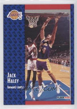 1991-92 Fleer - [Base] #301 - Jack Haley