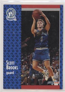 1991-92 Fleer - [Base] #318 - Scott Brooks [EX to NM]
