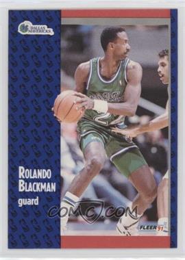 1991-92 Fleer - [Base] #43 - Rolando Blackman