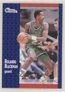 1991-92 Fleer - [Base] #43 - Rolando Blackman