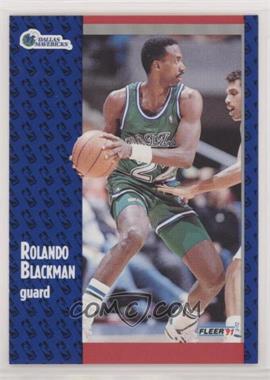 1991-92 Fleer - [Base] #43 - Rolando Blackman