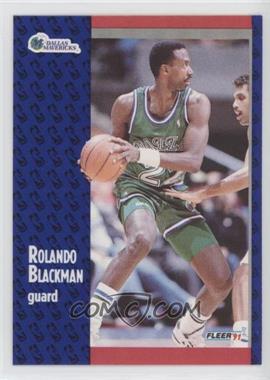 1991-92 Fleer - [Base] #43 - Rolando Blackman