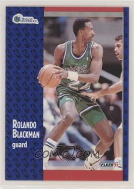 1991-92 Fleer - [Base] #43 - Rolando Blackman